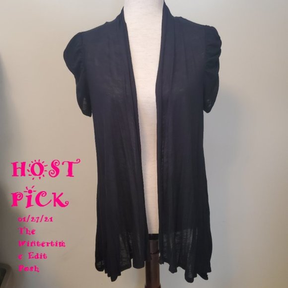 AB Studio Tops - NWT AB STUDIO short sleeve cardigan - light weight